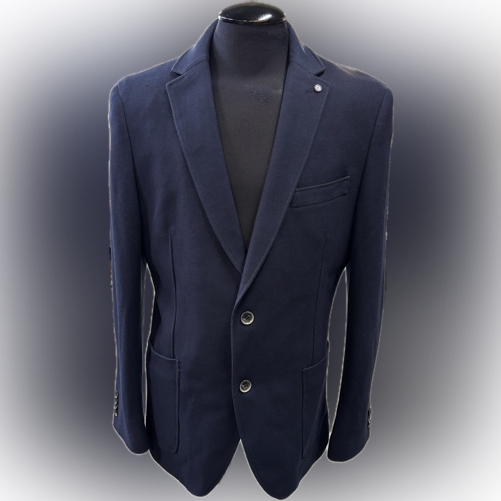 Blue Industry Core Waffle Blazer